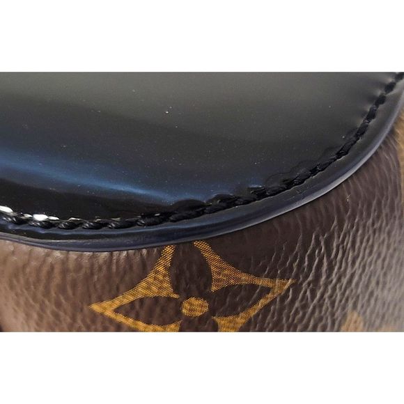 Louis Vuitton Monogram Vernis Cherry Wood PM Noir Black Handbag - Picture 11 of 16